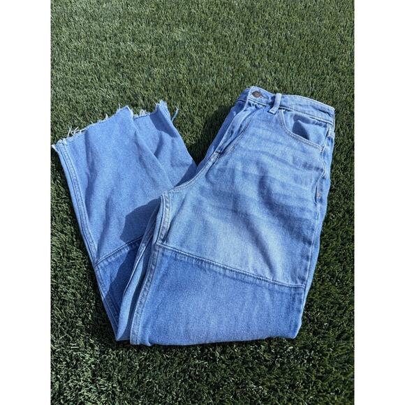 Hollister Denim - Hollister Ultra High-Rise Mom Jeans Black Stretch Distressed Denim Women 25x27